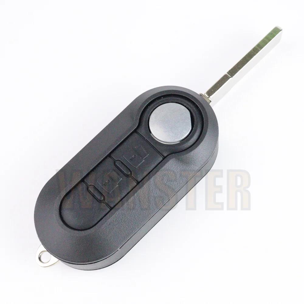 For Fiat 500 Panda Punto Bravo Ducato Stilo Remote Auto Key Case Fob Sip22 Blade Flip Folding Car Key Fob Case Shell Housing
