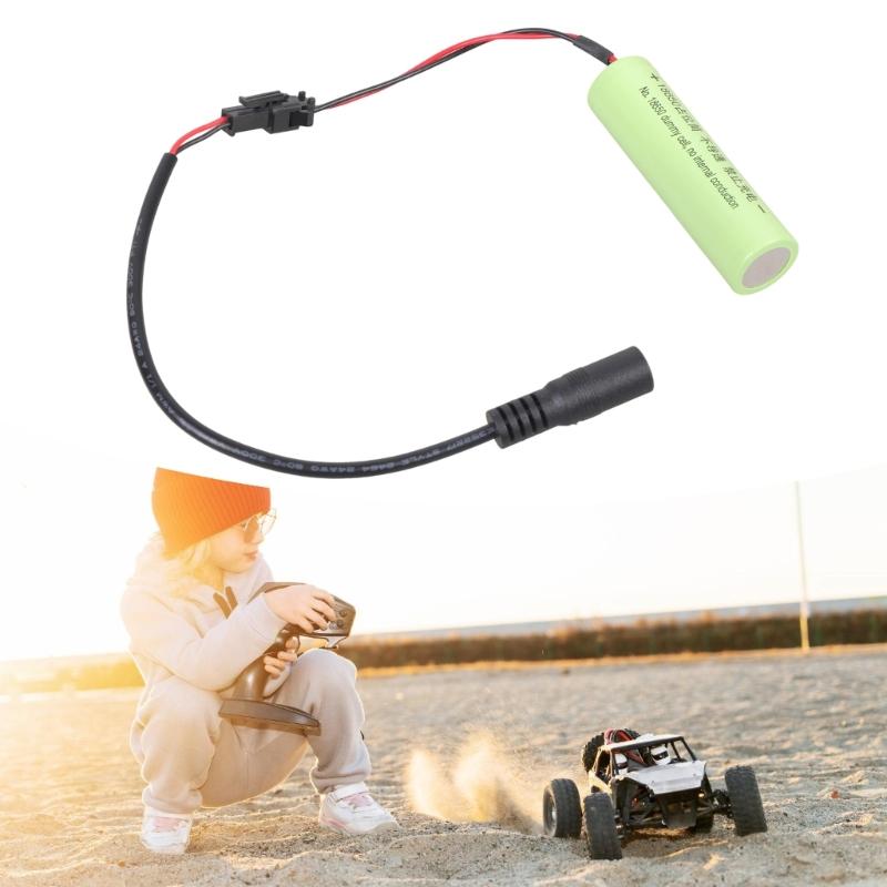 0V 18650 Dummy Battery With 5.5x2.5mm Female Input Cable For Stable Power Supply To Electronic Devices