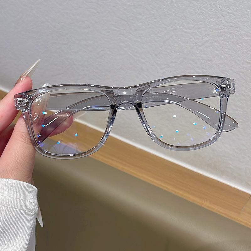 

Classic Rivets Decoration Men s Glasses Fashion Blue Light Blocking Women s Glass High Quality Decorative Eyeglass серый