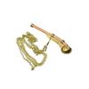 Bosun's Whistle Boatswains Pipe with Neck Chain Nautical Brass Finish Item
