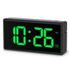 ibiza digital alarm clock black