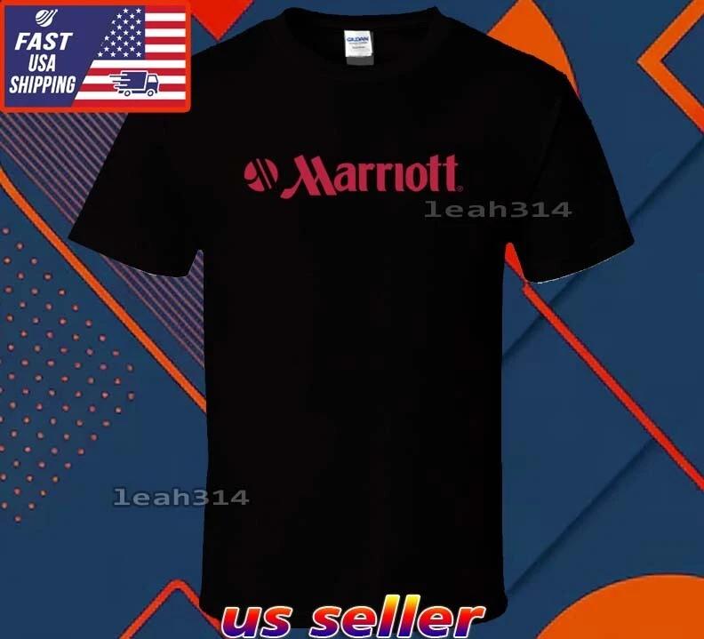 New Shirt Marriott Hotels Logo T-Shirt Funny American Usa Unisex Size S-5XL