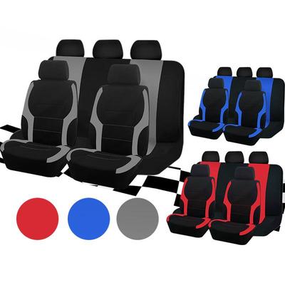 Neu 2 Sitze/5 Sitze Luxus Universal Komplettset Autositzbezüge Sitzdekoration Hinten Vorne Sitzbezug Auto Kissenschutzhülle