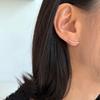 [925silver] Under Line Cubic Earring