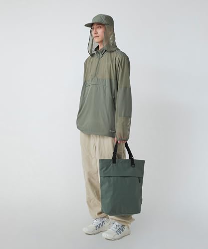 Snow Peak 2025 New Everyday Use 2-Way Tote Bag, Size One, Gray, AC-25SU404, 14L Capacity, Camping/Outdoor Use