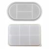 2Pcs DIY Tray Plate Molds Big & Small Tray Silicone Molds for DIY Art Crafts