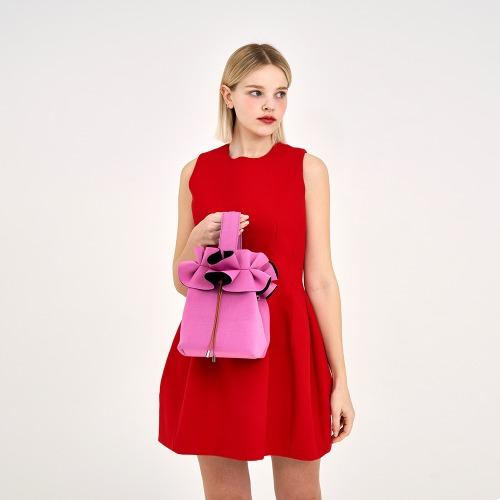 Suin Inverted Pleated Bag - Indie Pink
