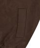 Standarderror 87-Stan059 Minimal Two-Way Suede Blouson Jacket Brown