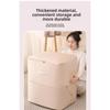 Space Saving Self Compressing Storage Bag - Large Capacity Durable Storage Bag, Dustproof Polyester Material Double Zipper Design, Linen Storage Bag