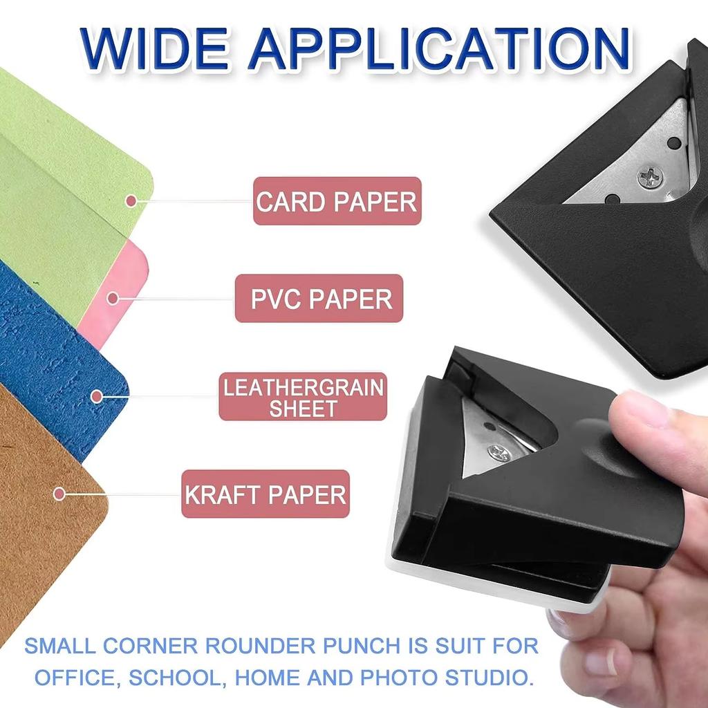 Corner Rounder R4 Corner Punch Portable Paper Trimmer for Card Photo Cutting DIY Craft Scrapbooking Circle Cutter Button Maker
