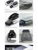 Mercedes-Benz Key Cover for C-Class/C200L/GLC260/GLK300 - TPU Silicone Protective Shell with Buckle
