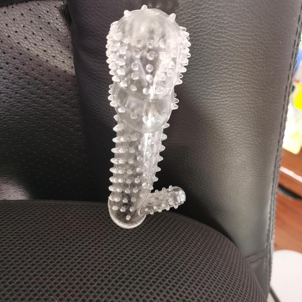 4 Styles Wolf Tooth Crystal Penis Lengthening Time-lapse Exercise Sex Products Couple Toys Large Particles G-spot Stimulation Male Condom Soft Fit