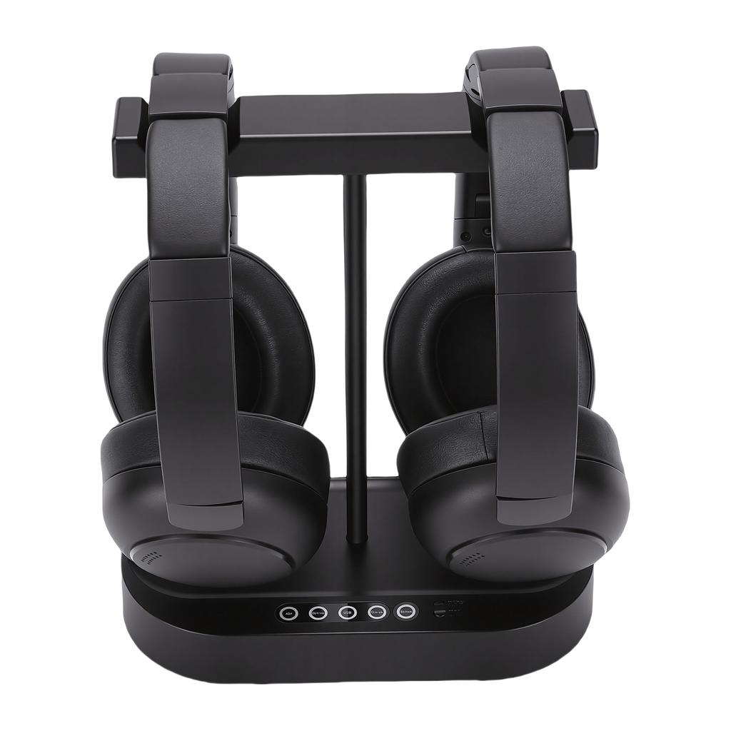 TV Dual Drahtlose Kopfhörer mit Sender Ladebasis Bluetooth V5.4 Klare Stimme Geringe Latenz HiFi Stereo