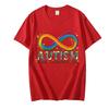 Autism Infinitas Summer T Shirts Fashion Women Tee Tshirts Casual Female Autism Accept Understand Love Graphic T Shirt Clothes