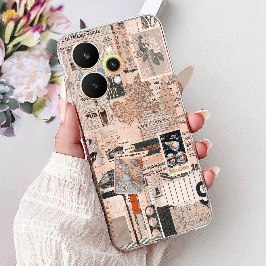 For Realme 15 Case Realme15 Pro RMX5101 Luxury Fashion Painted Cover Soft Slim Phone Case For Realme 15 Pro 5G Back Cover Bumper