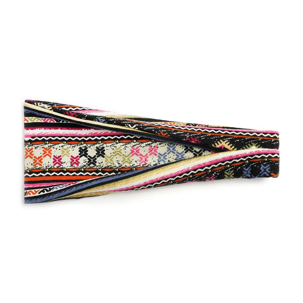 Women'S Sports Headband Yoga Headband Sweat Absorbing Belt Antiperspirant Wide Edge Printed Headscarf Hair Accessories