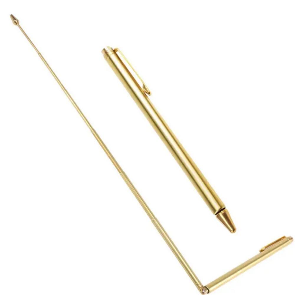 2 ks/sada Měděné dračí hledací proutky pro proutkaření Venkovní energetické proutkaření na vodu Přenosné dračí hledací proutky pro věštění Proutkařské proutky Zlaté