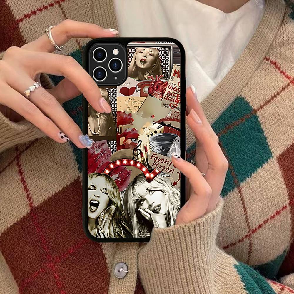 

Singer S-Sabrina C-Carpenter For IPhone 17 16 15 14 13 Pro 12 11 Pro Max Hard PC+TPU Phone Cases Back Cover iPhone 17 Air