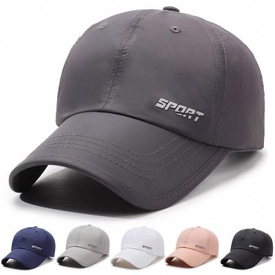 Men Women Baseball Cap Spring Summer Thin Quick-Drying Breathable Net Cap Summer Outdoor Sports Sun Hat Cap