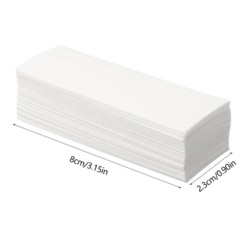 100pcs Woodwind Mouthpiece Pad AntiSticky Button Drying Absorbent Cleaner Paper