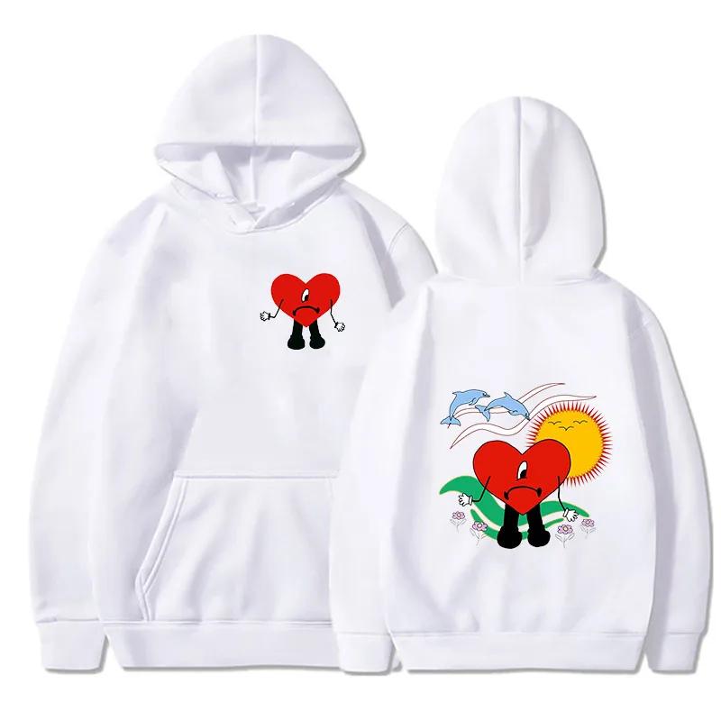 Funny Bad Bunny Hoodies Un Verano Sin Ti Print Men Women Streetwear Hoodie Hooded Sweatshirts Pullover Unisex Tracksuit Clothing