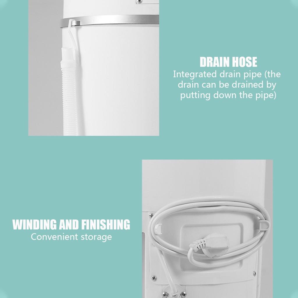8L Portable Dirty Clothes Turbine Cleaning Laundry Washer Travel Business Mini Washing Machine Mini Ultrasonic Washing Machine