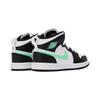 Air Jordan 1 Mid PS Green Glow Dětské tenisky Černá Bílá DQ8424-103