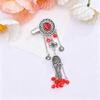 Exotic Hair Clip Side Clip with Tassels For Women Kazak Styles Hair Styling Accessory for Formal Event Costume Accessory