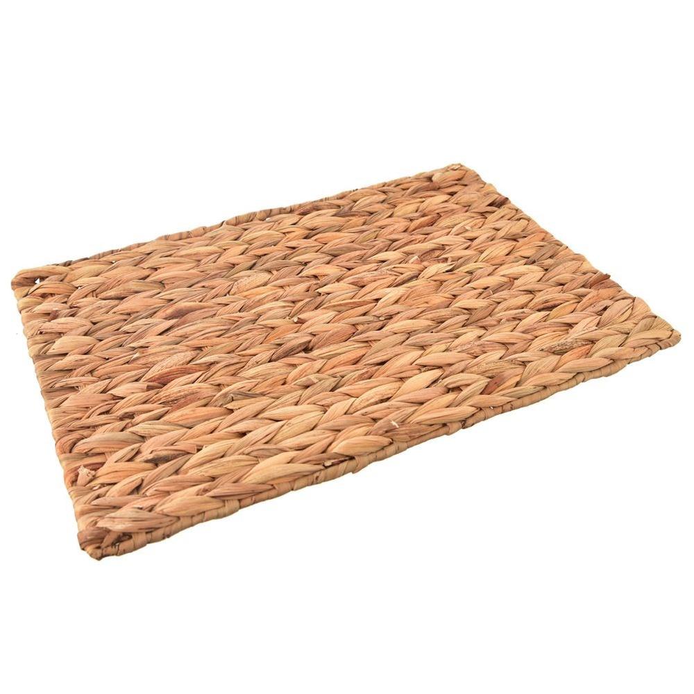 Rectangular seagrass table mat 45x30 cm