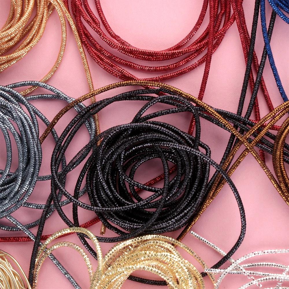 DIY Silber Metalldraht Goldfaden Stickerei Gold Französische Seide Indischer Draht Durchmesser 1,0 mm Rund Glänzend Seide Nähhandwerk Zubehör