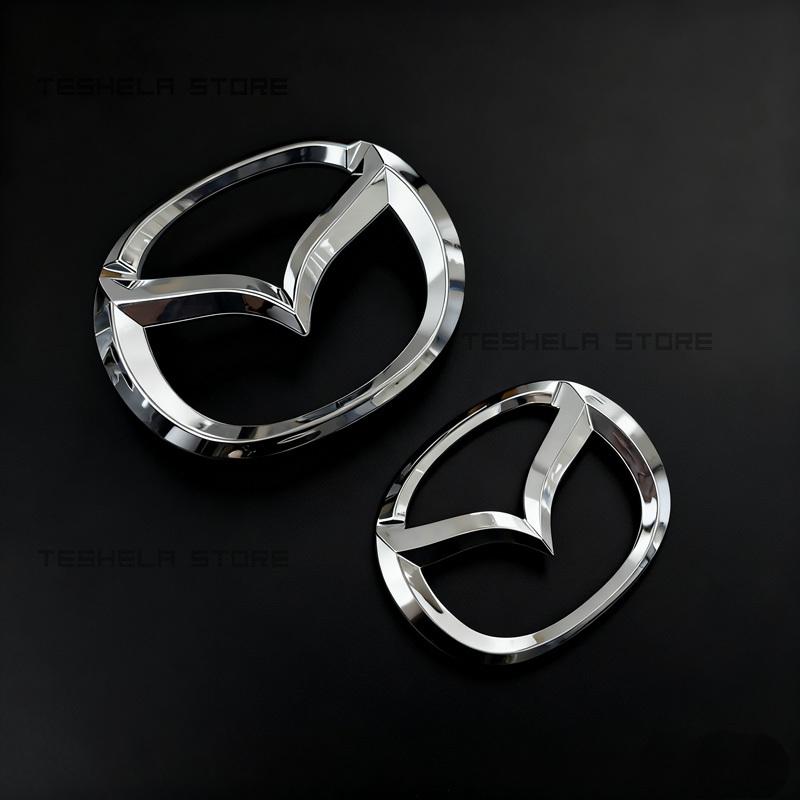 Forfor Mazda3 2014-2015 2016 2024 2025 Car Front Hood Logo Sticker Styling Auto Body Rear Trunk Emblem with Radian Accessories Drzxu77