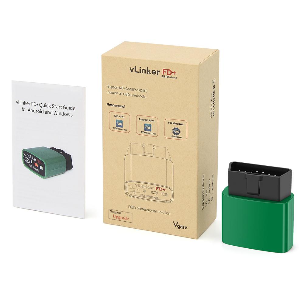 Vgate VLinker FD ELM327 FORScan Pre Ford wifi Bluetooth 4.0 Pre Android/IOS OBD2 Autodiagnostika Nástroj na auto OBD 2 Skener J2534