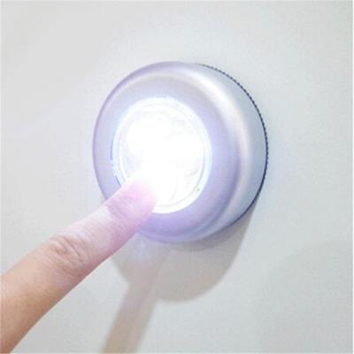 LED Battery-Powered Night Light  Touch Lamp Stick-on Push Light for Closets Cabinets or Utility Rooms Cordless Touch Light
