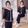 Women's Spring 2026 Casual Sporty Hooded Sweatshirt Set: Two-Piece Fashion for Moms