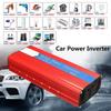 Voltage Transformer PEAK 6000W Car Power Inverter 12/24V To AC 220/110V USB Modified Sine Wave Red Universal Intelligent