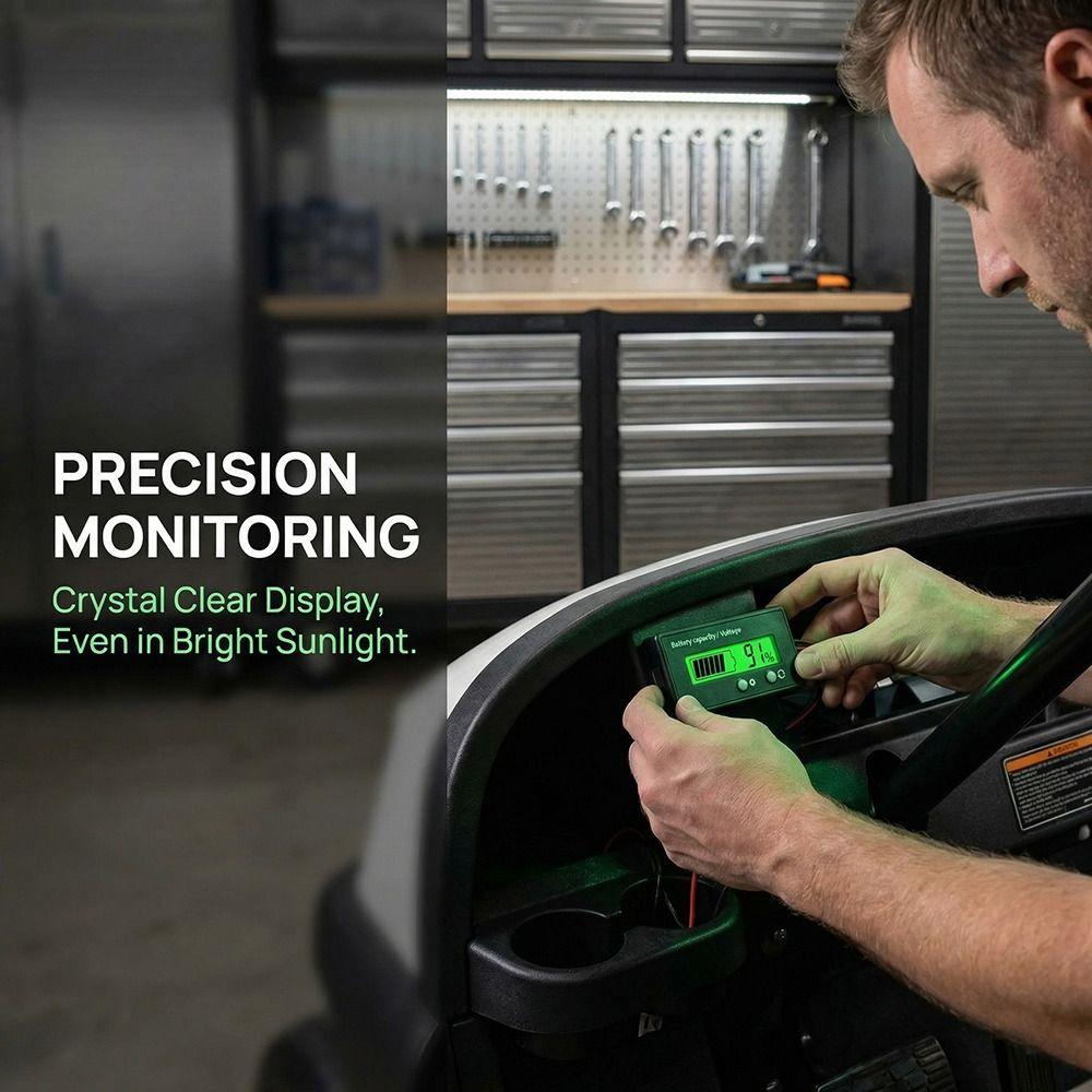 Voltage Meter Battery Capacity Indicator Monitor Voltage Meter  Capacity Monitoring