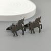 Unicorn Stainless Steel Brooch/cufflinks, Men's and Women's Personalized God Animal Badge, Jacket/backpack Mascot Decorations.