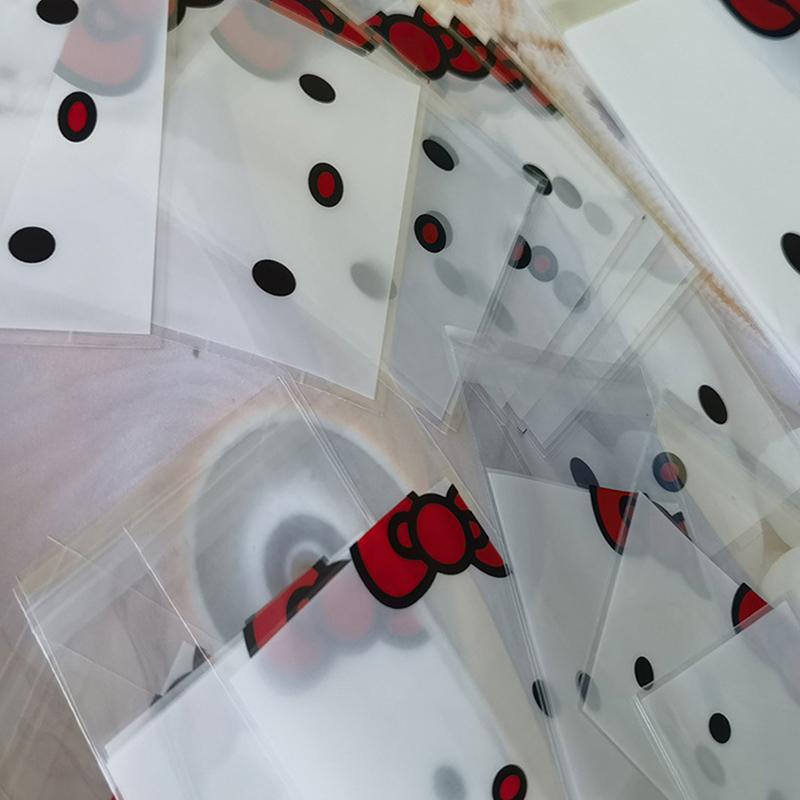 100Pcs Plastic Printed Storage Bag Hello Kitty Kawaii Cute Pochacco Sealed Bag Note Packaging Cartoon Self-Adhesive Gift Bag