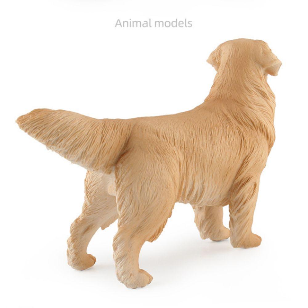 Simulation Dog Figurine Realistic Miniature Animal Model Puppy Pet   Collection
