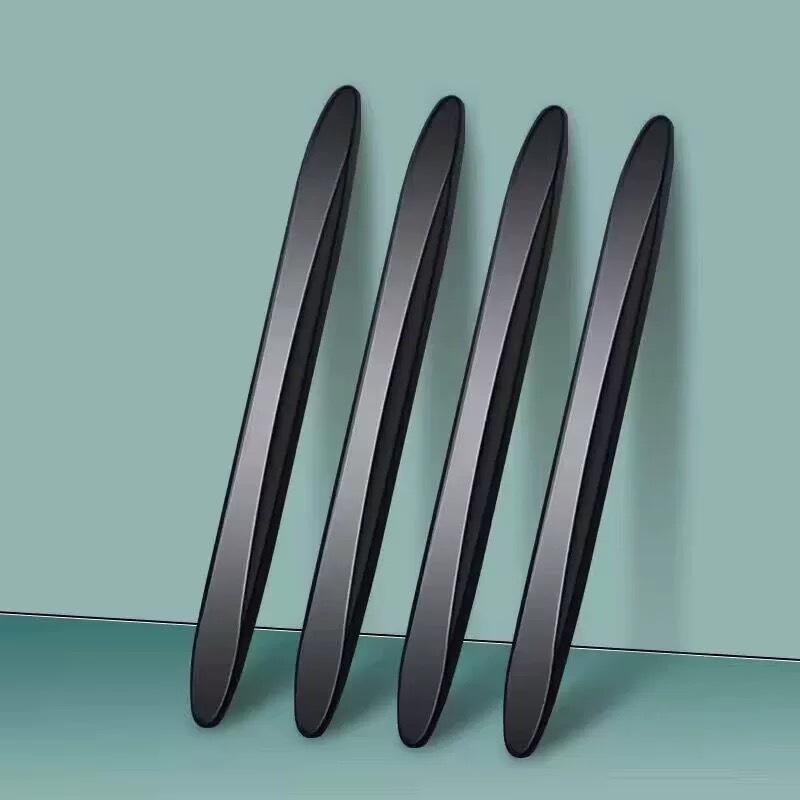 2/4Pcs Car Door Anti-Collision Strip Mirror Door Border Collision Scraping Corner Guard Silicone Protective Anti-Scratch Sticker