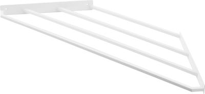 Yamazaki Tower Corner Clothes Compatible with Drywall 83cm W X 26cm D X 3cm H Drywall Tweezers and Wood Screws To Make Holes Less Model 10017 Rack,