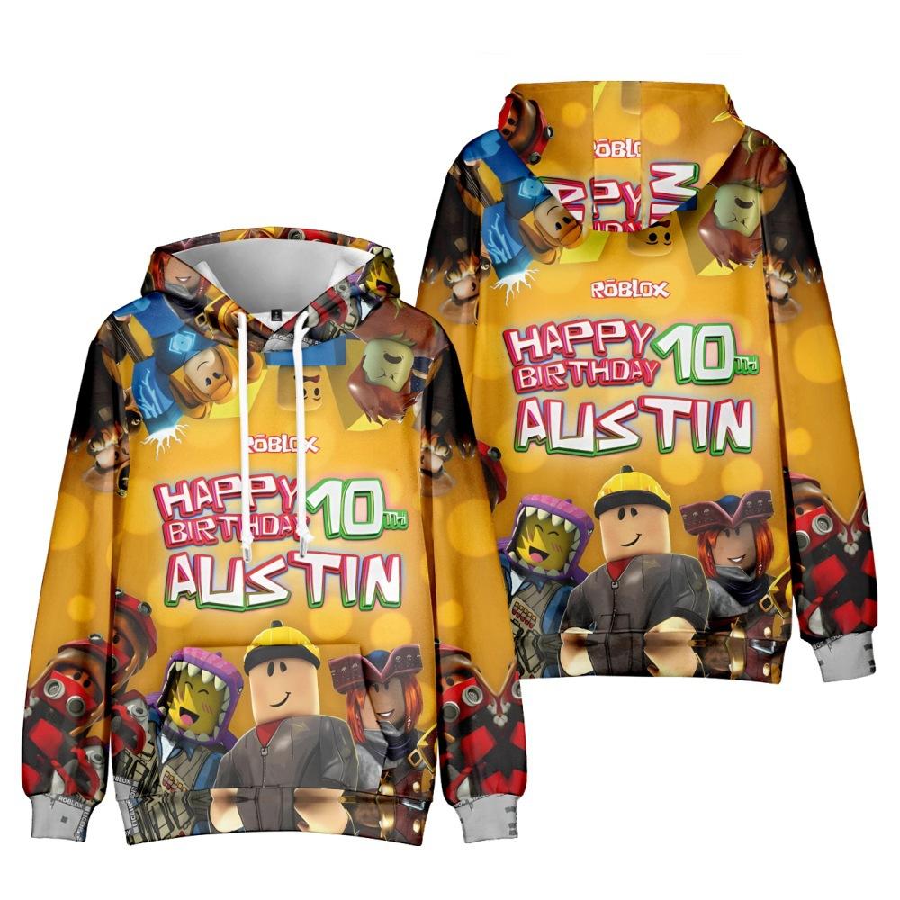 Spiel Kreativ Cartoon Trendig 3D Druck Anime Peripherie Kapuzensweatshirt Hoodie für Männer und Frauen Geschenke 14 Farben