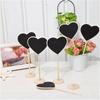 1Pcs Mini Blackboard Chalkboard Wordpad Message Note Memo Board Holder Clip Home House Party