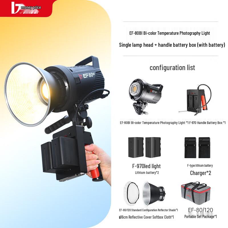JINBEI EF-80BI LED Video Light
