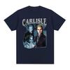 Movie Twilight Carlisle Cullen Graphic T Shirt Vintage High Quality Fashion T-shirts Man Clothing Oversized Cotton T-shirt Unisex
