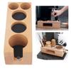 5 Hole Coffee Tamping Station Non-Slip Design Espresso Tamping Station  For Cafes