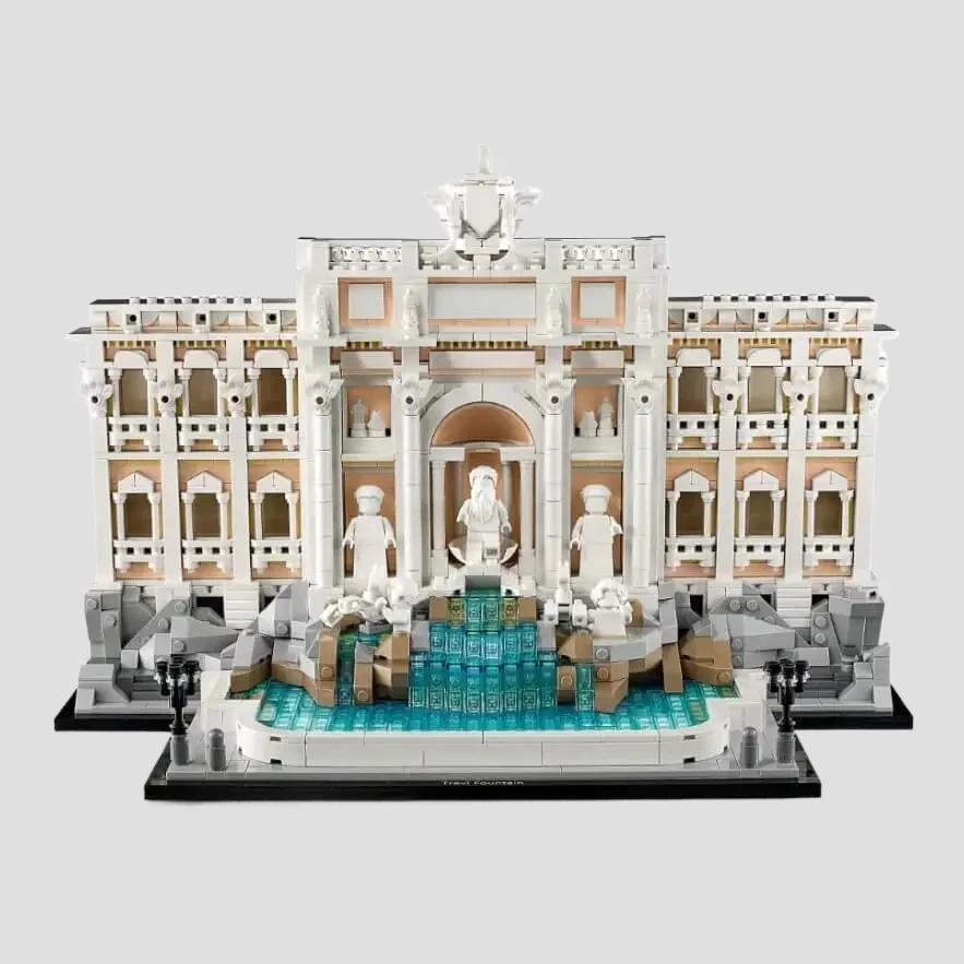Creative New 21062 World Famous Trevi Fountain Building Model World Architecture Assembly Home Decoration Christmas Gifts
