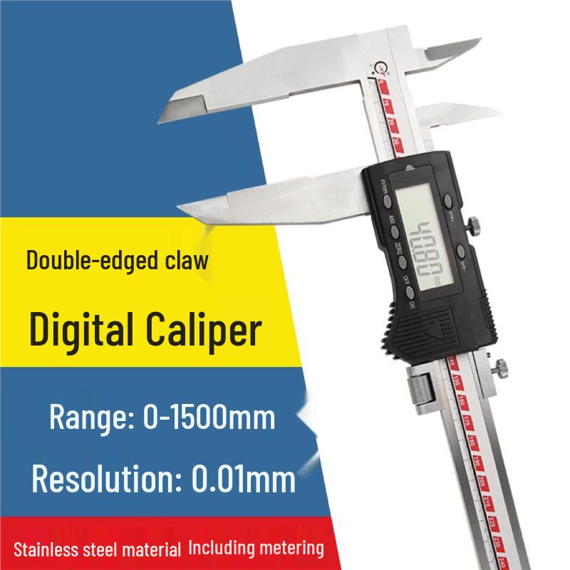 Sanlu High Precision Long Jaw Digital Caliper 0-500/600/1000mm