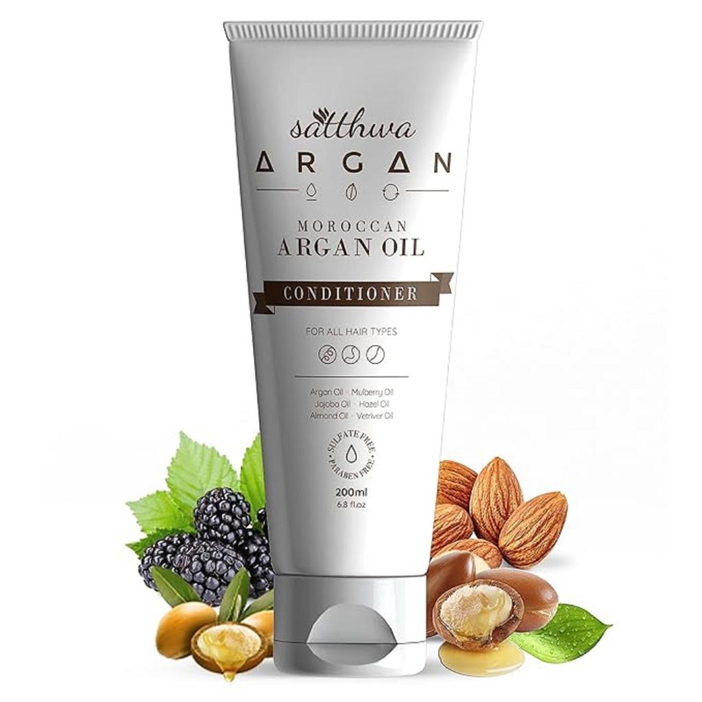 @Satthwa Argan Oil Conditioner For All Hair Types 200ml UK279 50%OFF