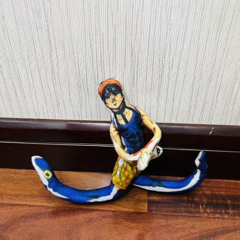 Kawaii Ny 28 cm Jojo's Bizarre Adventure Abstrakt Musben Tråd Docka Docka Tillbehör Giorno Giovanna Pojke Födelsedagspresent